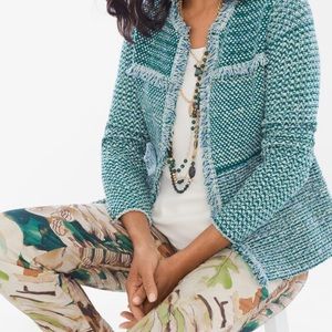 NWT- Chico’s Tweed Cardigan